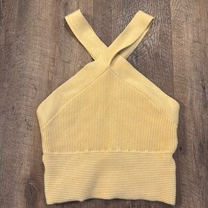 Abercrombie & Fitch Yellow Tank Top